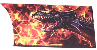 DRAGON Flame Rear Panel Decal