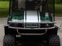 Green Golf Cart 2/ White 15" & 9" Golf Cart Stripe set