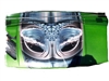 Green EZGO w/ FULL COLOR Blue Wave 19" Hood & Under seat Graphics Set