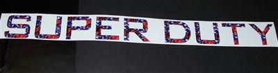 REBEL FLAG SUPER DUTY Decal
