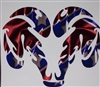 REBEL FLAG RAM HEAD Decal