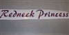 REBEL FLAG REDNECK PRINCESS windshield or window