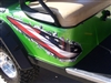 Green EZGGO w/ American Flag Full Color Ripped Metal Set