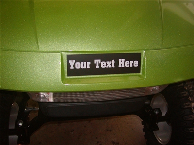 Green Golf Cart w/ EZGO Logo Cover