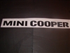 Mini Cooper Windshield Decal