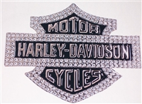 Harley Davidson Bling Decal 8x10