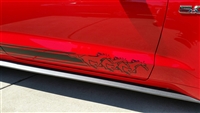 2015 UP Mustang 3 Pony Running Rocker stripes Set!