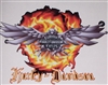 Harley Davidson Eagle Flames Decal