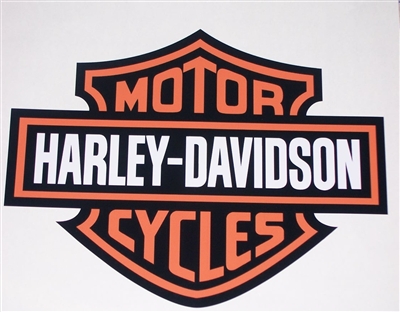 Harley Davidson Bar & Shield Decal