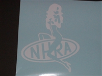Girl Rides NHRA Logo Decal