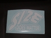 Size does Matter Tailgate Decal