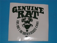 Genuine Rat Decal
