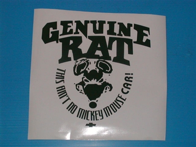 Genuine Rat Decal