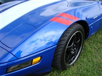 Blue Front Fender w/ red Hash Mark