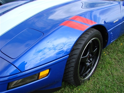 Blue Front Fender w/ red Hash Mark