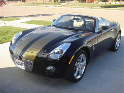 Black car w/ 11" Rally Stripes