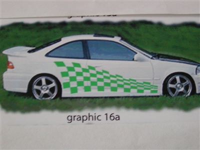 Check Racing Graphics 16a Size 22" x 78"