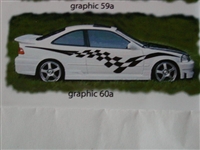 Check Racing Graphics 60a Size 22" X 74" Decal