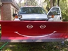 Red Snow Plow w/ Gold Smiley Face