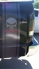 Printed Carbon Fiber Punisher Skull Truck Decal