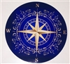 Blue Rose compass Decal