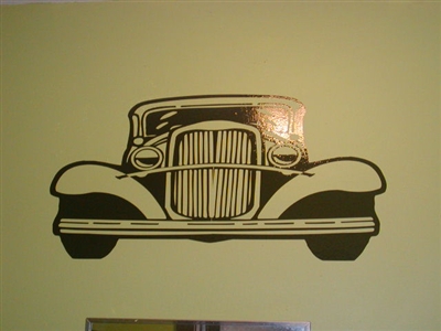 30's Street Rod Wall Decal