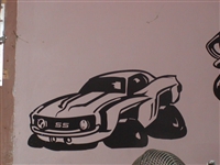 69 Camaro Wall  Decal