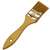 Wooster F5117-1 Paint Brush, 1 in W, 1-11/16 in L Bristle, Soft Natural China Bristle, Plain-Grip Handle