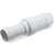 NDS Quik-Fix QF-3000 Pipe Repair Coupling, 3 in, Socket x Spigot, White, SCH 40 Schedule, 150 psi Pressure