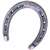 Diamond Farrier DC0HB Horseshoe, 1/4 in Thick, #0, Steel