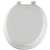 Mayfair 15EC-000 Toilet Seat, Round, Foam/Vinyl/Wood, White, Twist Hinge