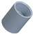 Carlon E940FR-CTN Conduit Coupling, 1 in Socket, 1.21 in ID x 1.625 in OD Dia, 2 in L, PVC, Gray