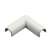 Wiremold C16 Wireway Elbow, Flat, PVC, White