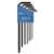 Eklind 13607 Hex Key Set, Includes: 1.5 to 6 mm Keys, 7-Piece, Steel