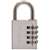 Master Lock 643DASTWD Padlock, 1/4 in Dia Shackle, 7/8 in H Shackle, Steel Shackle, Aluminum Body, Nickel