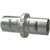 Halex 90451 Conduit Coupling, 1/2 in Screw, Zinc-Plated