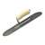 Marshalltown SP16 Pool Trowel, Hardened Steel Blade, Curved Handle, Wood Handle, 4-1/2 in OAW