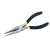 STANLEY 84-096 Nose Plier, 6 in OAL, Black Handle, Double-Dipped Handle, 1/8 in W Tip