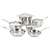 Cuisinart Chef's Classic 77-10 Cookware Set, Stainless Steel, Polished Mirror, 10-Piece