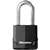 Master Lock Magnum Series M515XKADLH Padlock, Keyed Different Key, 3/8 in Dia Shackle, 2 in H Shackle, Zinc, 2 in W Body