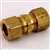 COMPRESSION UNION BRASS 5/16 - Case of 10