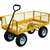 Landscapers Select TC4205EG Garden Cart, 1200 lb, Steel Deck, 4-Wheel, 13 in Wheel, Pneumatic Wheel, Pull Handle