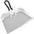 Simple Spaces DL-5010 Dustpan, 17-3/4 in L, 17 in W, Aluminum, Silver, Anodizing