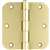 ProSource 20347US4 Door Hinge, Steel, Satin Brass, Loose Pin, 180 deg Range of Motion, Screw Mounting
