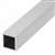 Stanley Hardware 4207BC Series N247-627 Metal Tube, Square, 72 in L, 1 in W, 1/16 in Wall, Aluminum, Mill