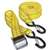 Keeper 05707 Tie-Down, 2 in W, 8 ft L, Yellow, 800 lb, S-Hook End Fitting