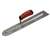Marshalltown MXS66RED Finishing Trowel, 16 in L Blade, 4 in W Blade, Spring Steel Blade, Front Round End, Curved Handle