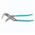 CHANNELLOCK BIGAZZ Series 480 Tongue and Groove Plier, 20-1/4 in OAL, 5-1/2 in Jaw Opening, Blue Handle, 3 in L Jaw