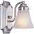 Boston Harbor RF-V-041-BN-3L Vanity Light Fixture, 60 W, 1-Lamp, A19 or CFL Lamp, Steel Fixture, Brushed Nickel Fixture