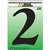 NUMBER HOUSE 2 PLASTIC 6IN BLK - Case of 5